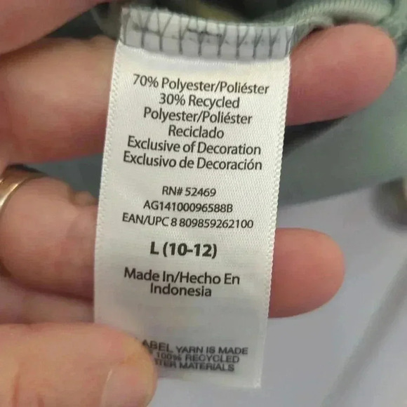 Athletic Works Girls Fleece Tracksuit 2-Piece - Picture 10 of 10